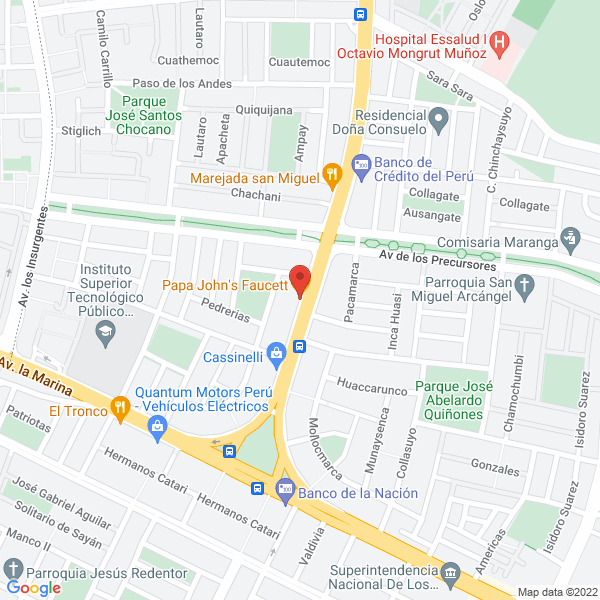Map of Rugabe S.A.C.