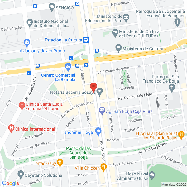Map of Schenone O. Carlos