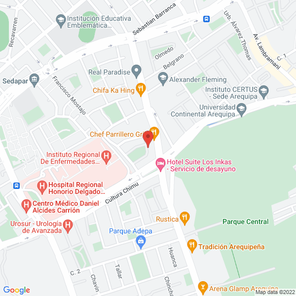 Map of Chef Parrillero Grill & Bar