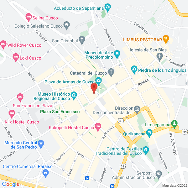 Map of Pumas Adventures S.R.L.