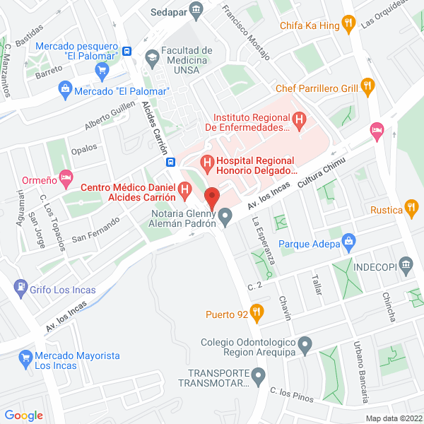 Map of Poco Paredes Edgar