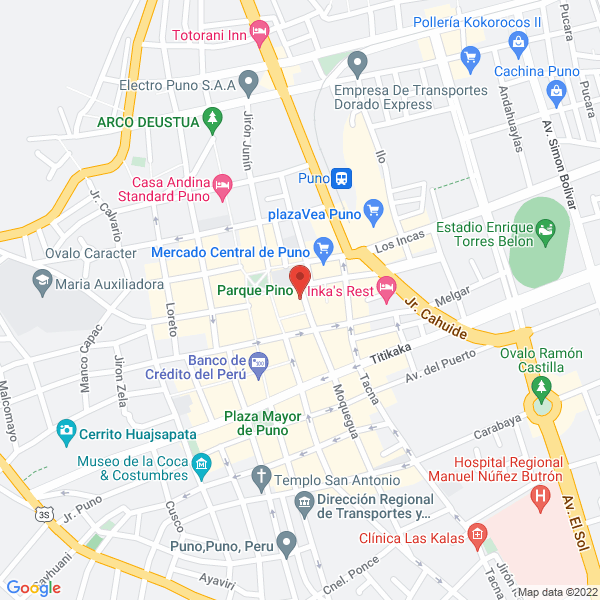 Map of Soluciones Informaticas del Peru