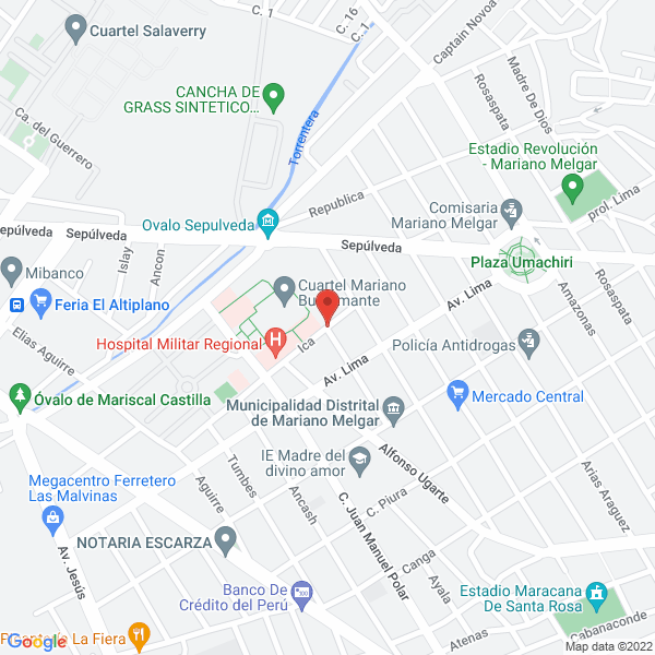 Map of Zavala Yucra Javier Yucra Javier