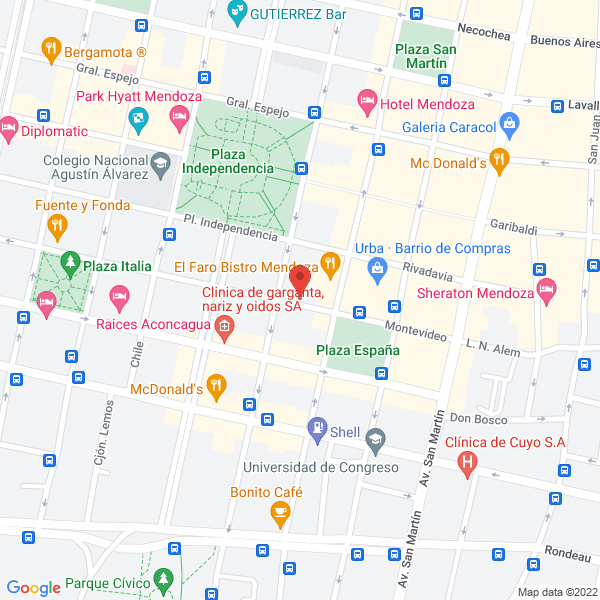 Map of Restaurante el Meson Español - Bar de Tapas y Restaurante