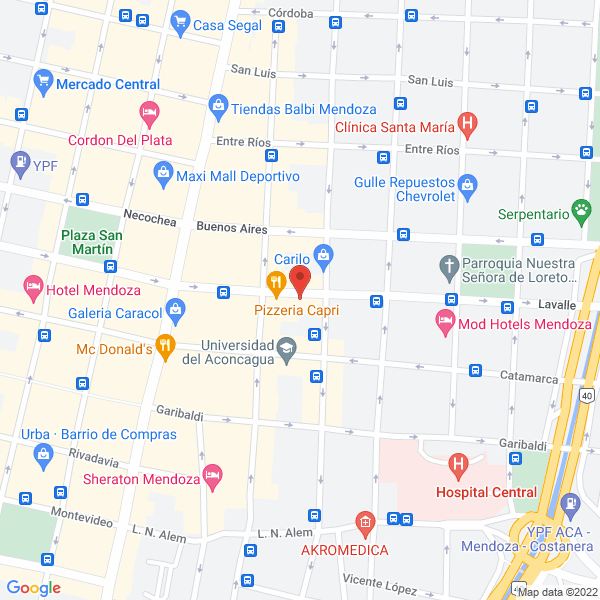 Map of Restaurante Campos Verdes
