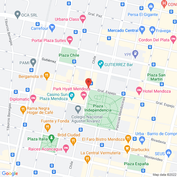 Map of Bute Plaza