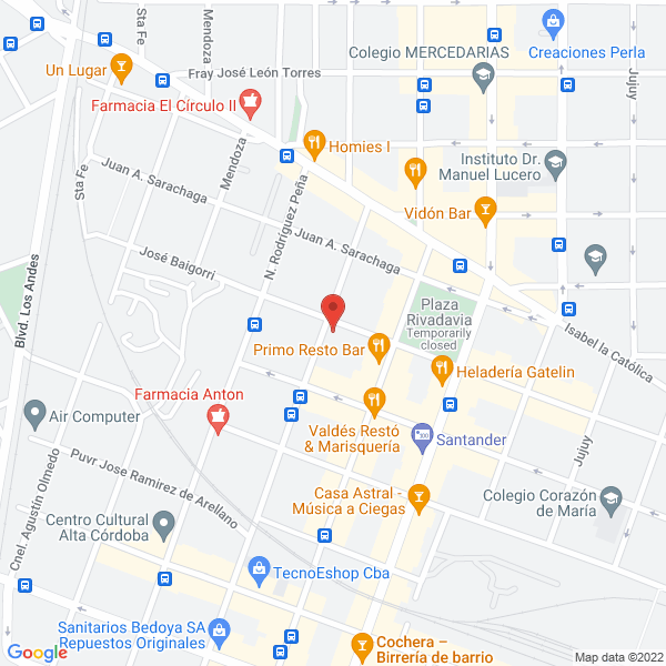 Map of Sheriff´Grill