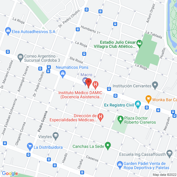 Map of La Ruleta de Pancho