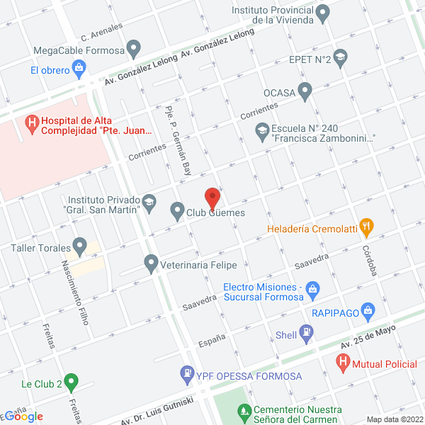 Map of Dos Santos Luis Gabriel