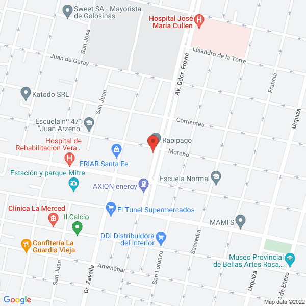 Map of Veterinaria San Francisco