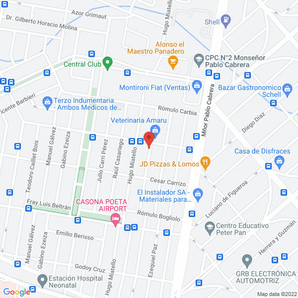 Map of Veterinaria Amaru - Clinica Veterinaria