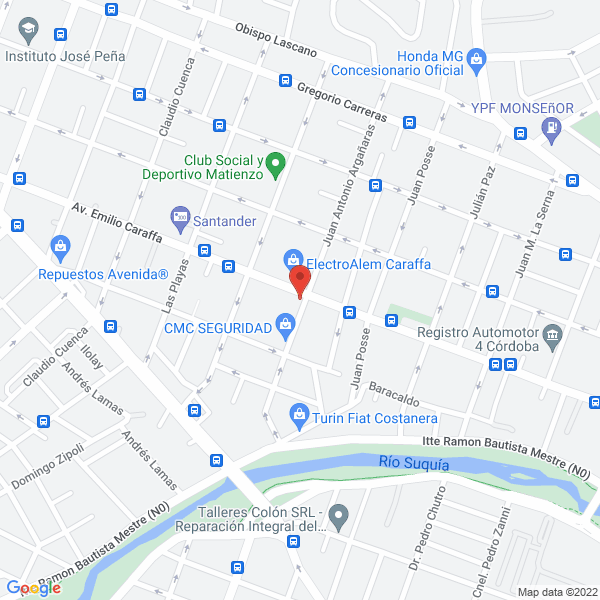 Map of Veterinaria del Cerro