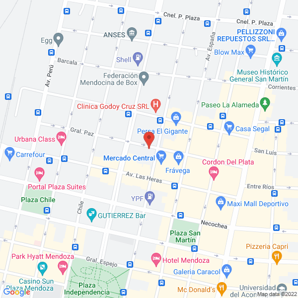 Map of Pajaro Uno