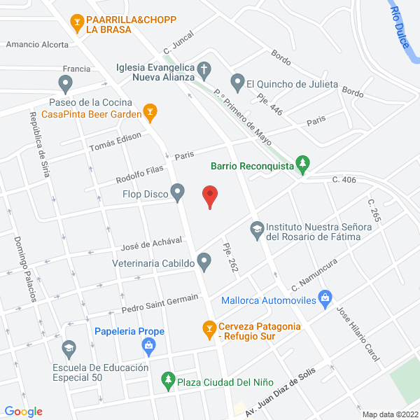 Map of Veterinaria Cabildo 24 Hs