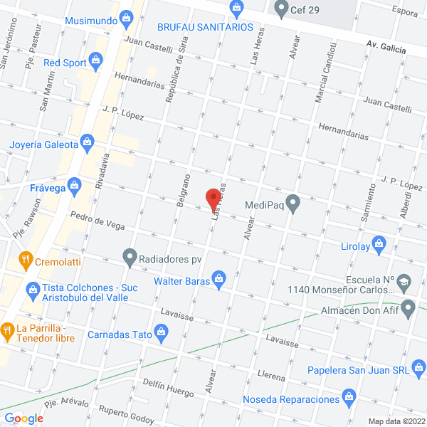 Map of Aldao Veterinaria