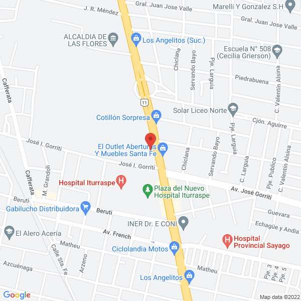 Map of Hospital Veterinario Buena Pata