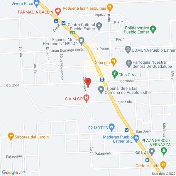 Map of Coraje