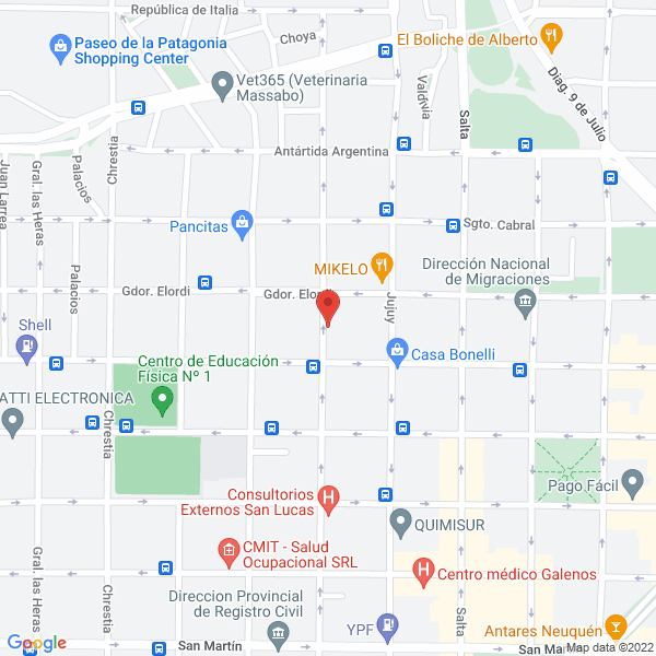 Map of Radio Integracion Lu5 Am 600