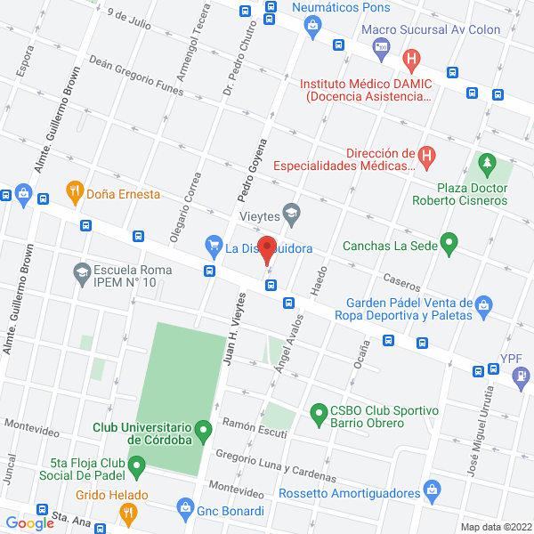 Map of Veterinaria Narices Frias SRL