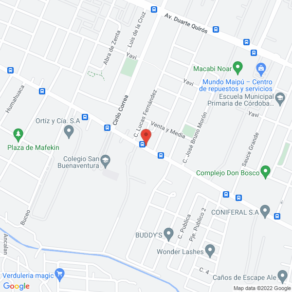 Map of Veterinaria Paihuen Guarderia y Peluqueria Canina
