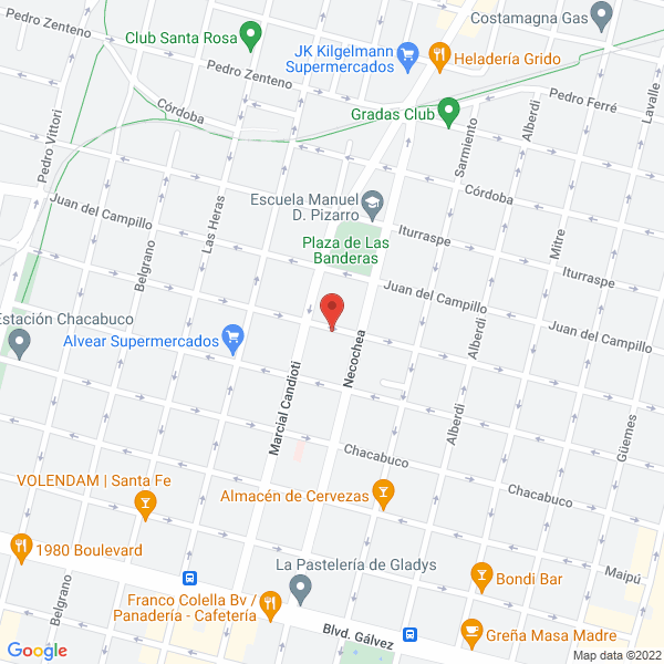 Map of Dra Romina Knafel & Dra Eleonora Uberti