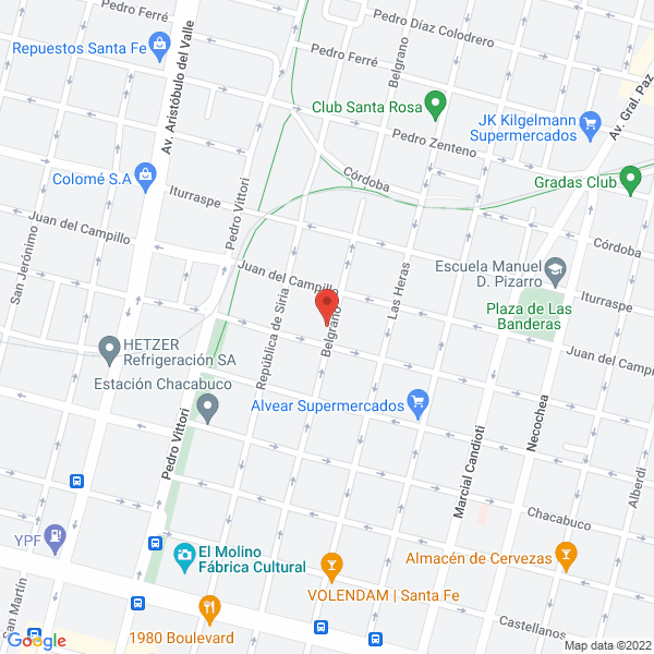 Map of Imprenta Acosta