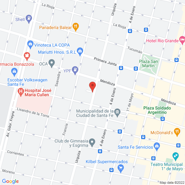 Map of Bairesprint
