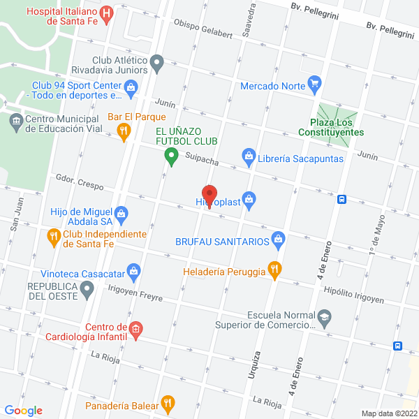 Map of Goldsack Leandro