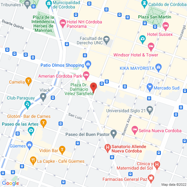 Map of Lic Maria Fernanda Schaefer