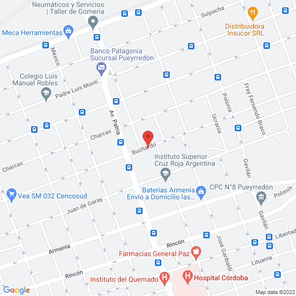 Map of Lic. Virginia Avedikian