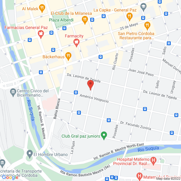 Map of Centro Gestaltico Cordoba