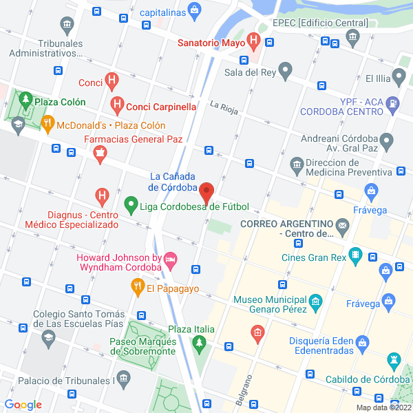 Map of Atencion Psicologica