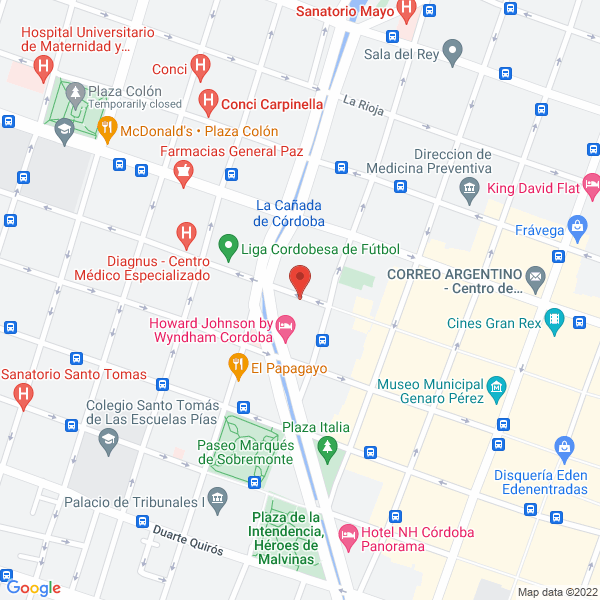 Map of Consultorio Psicologico
