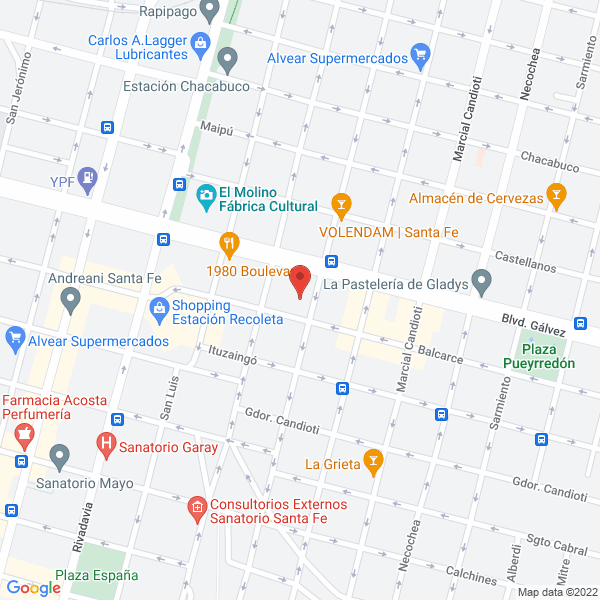 Map of Vanni Maria Fernanda
