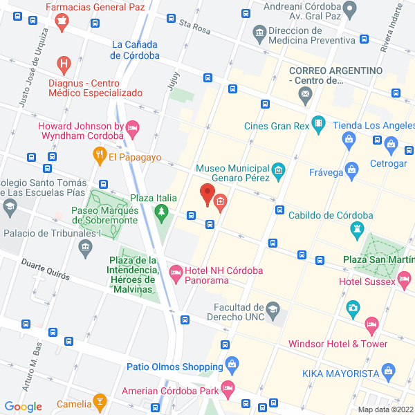 Map of Lic Lorena Ghirardi