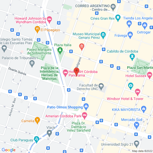 Map of Lic Myrna de Bustos Fierro