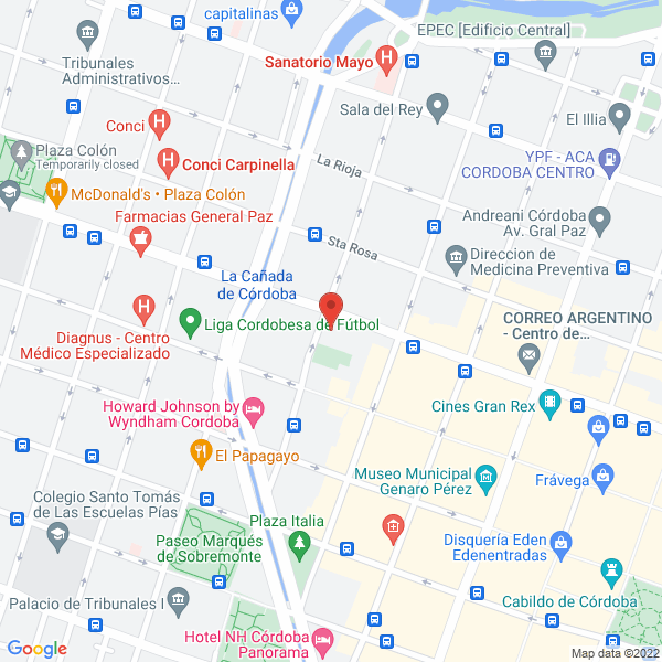 Map of Lic Daniel Gabriel Ovando