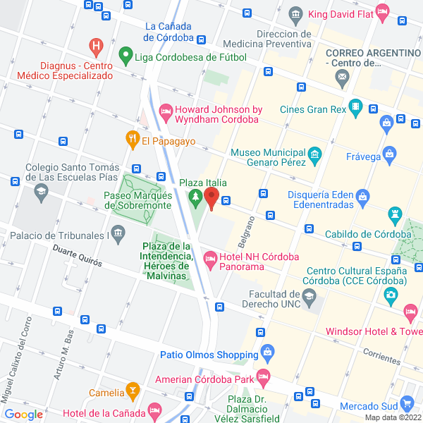 Map of Lic Romina Hernandez Psicologa