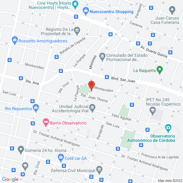 Map of Lic Norma Cabrera