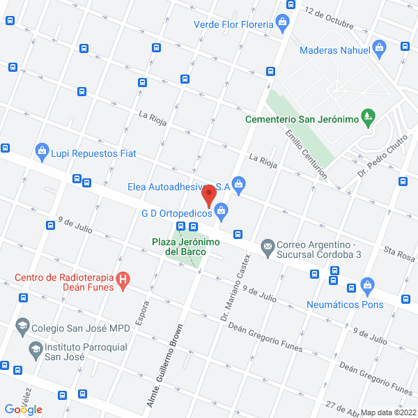 Map of Psicologo Lic Facundo Juan Tardivo