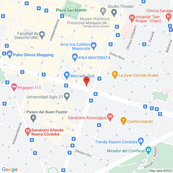 Map of Licenciada en Psicologia Mp 9767