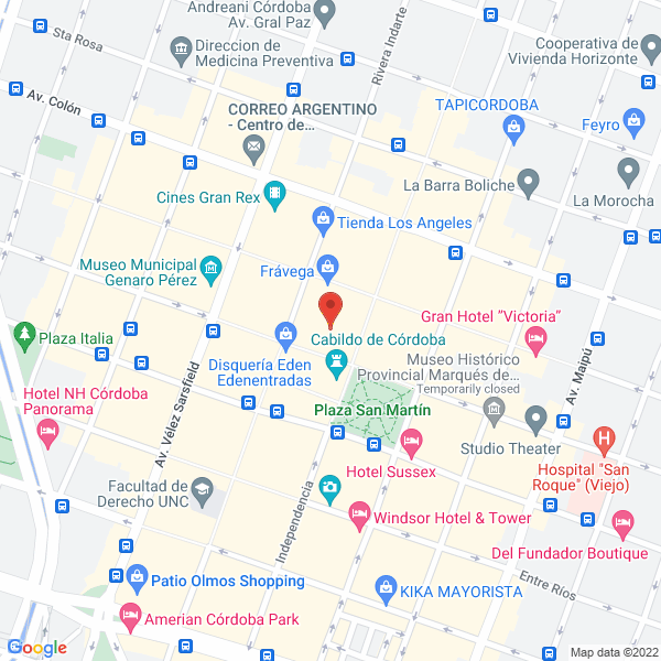 Map of Diaz Caballero Pablo
