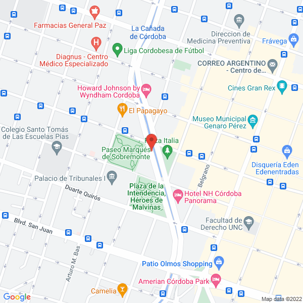 Map of Morillas Dante