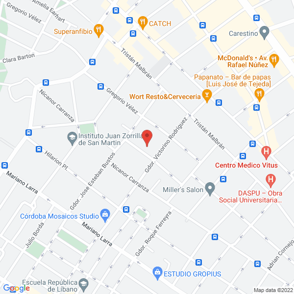 Map of Diosque Graciela