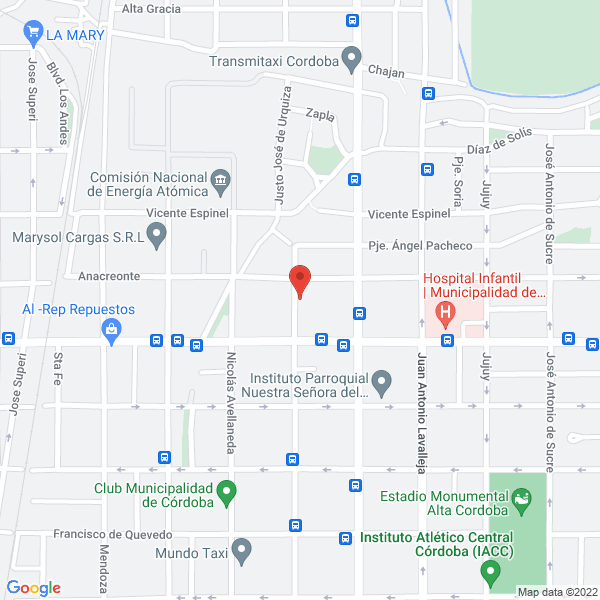 Map of Cecilia Juarez - Clases Particulares y Apoyo Escolar