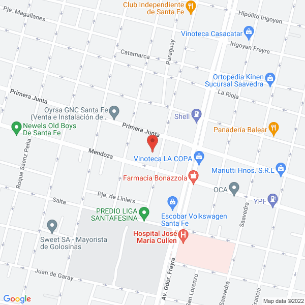 Map of Podologa Dra Sandra Debruin