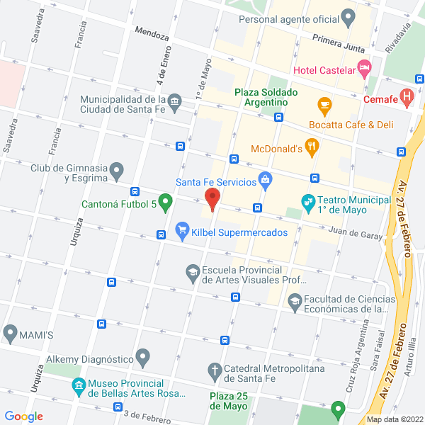 Map of Salon Luz