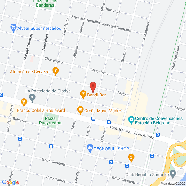 Map of Carlos a Benzo