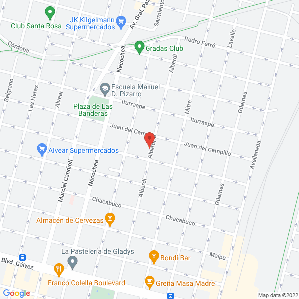 Map of Cardinalli Estela