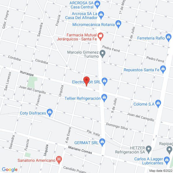 Map of Belascuain Daniel